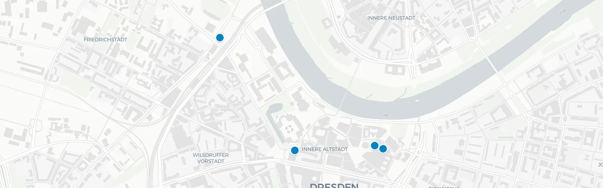 Karte Dresden