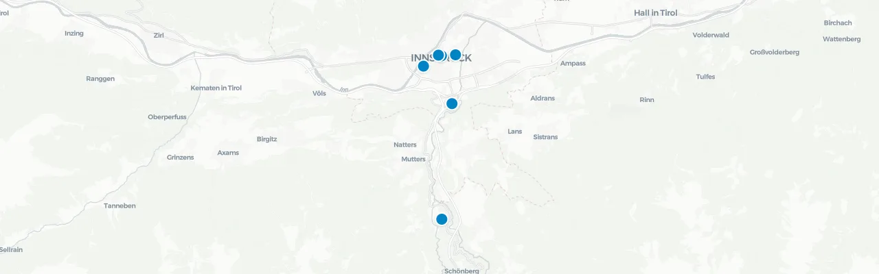 Karte Innsbruck