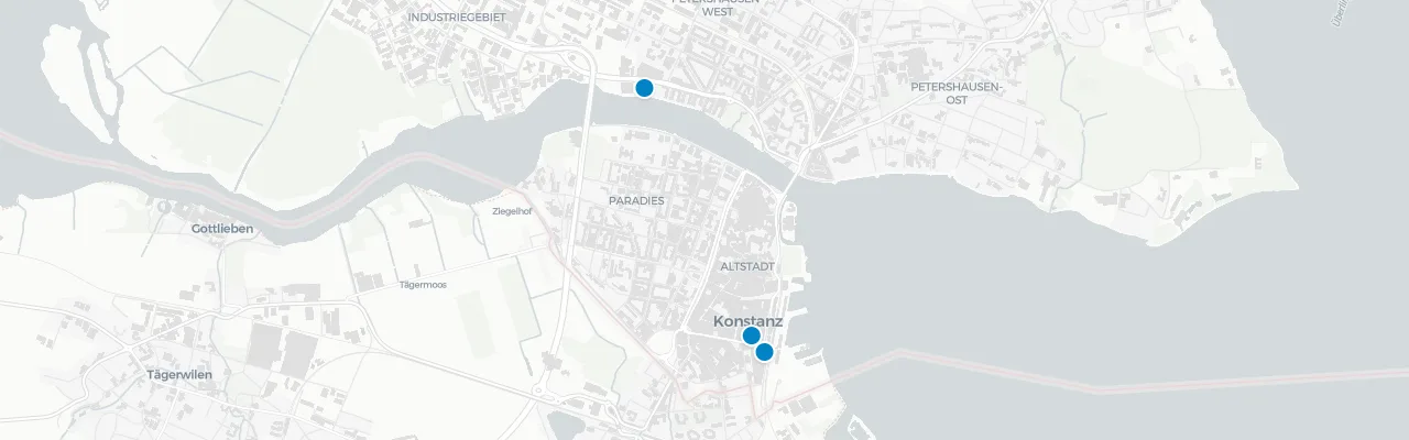 Karte Konstanz