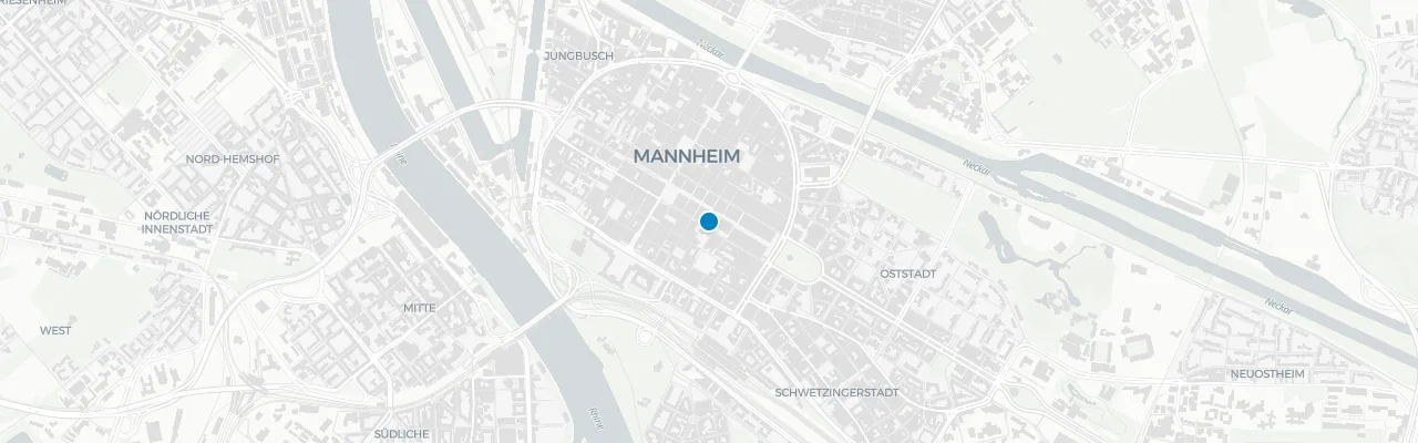Karte Mannheim