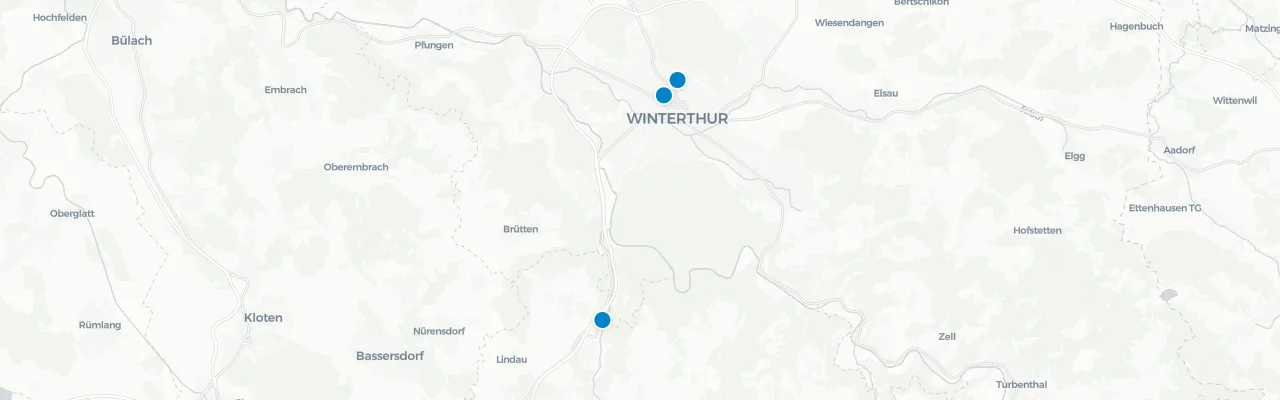 Karte Winterthur